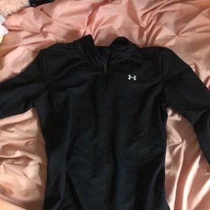 Black Under Armour Quarter Zip